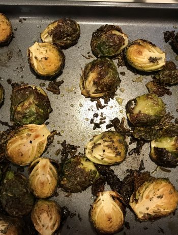 Brussels sprouts post roast