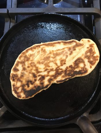 cooked naan